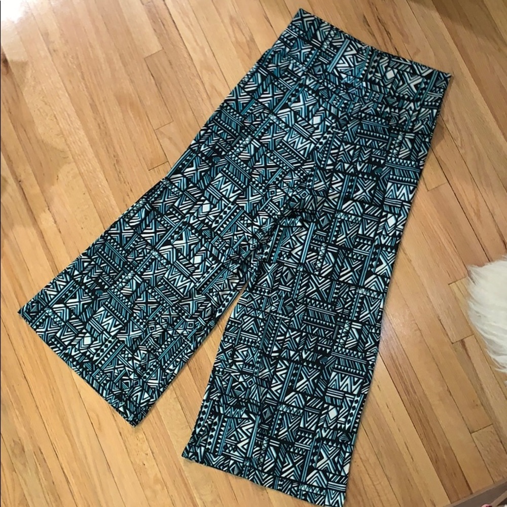 WIDE LEG PALAZZO PANTS, Aztec Print, Size XL, EUC, GORGEOUS!